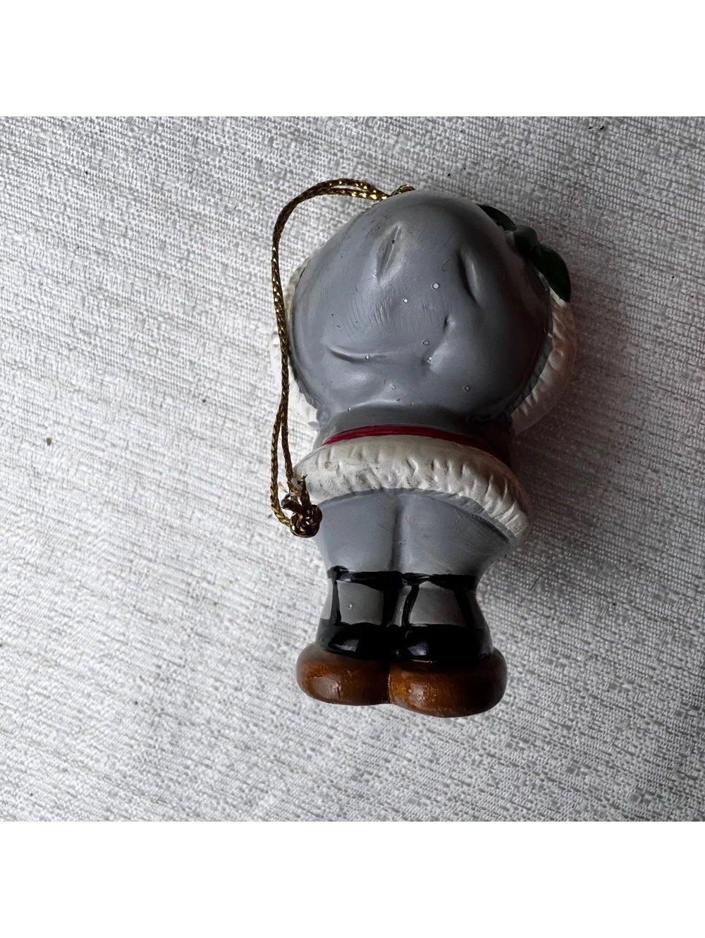 Vintage Christmas Ornament Lot of 4 Figural Holiday Decorations Taiwan Korea